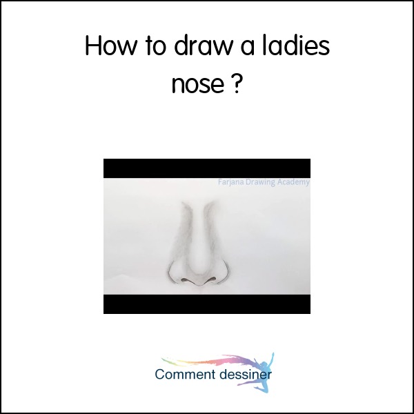 How to draw a ladies nose